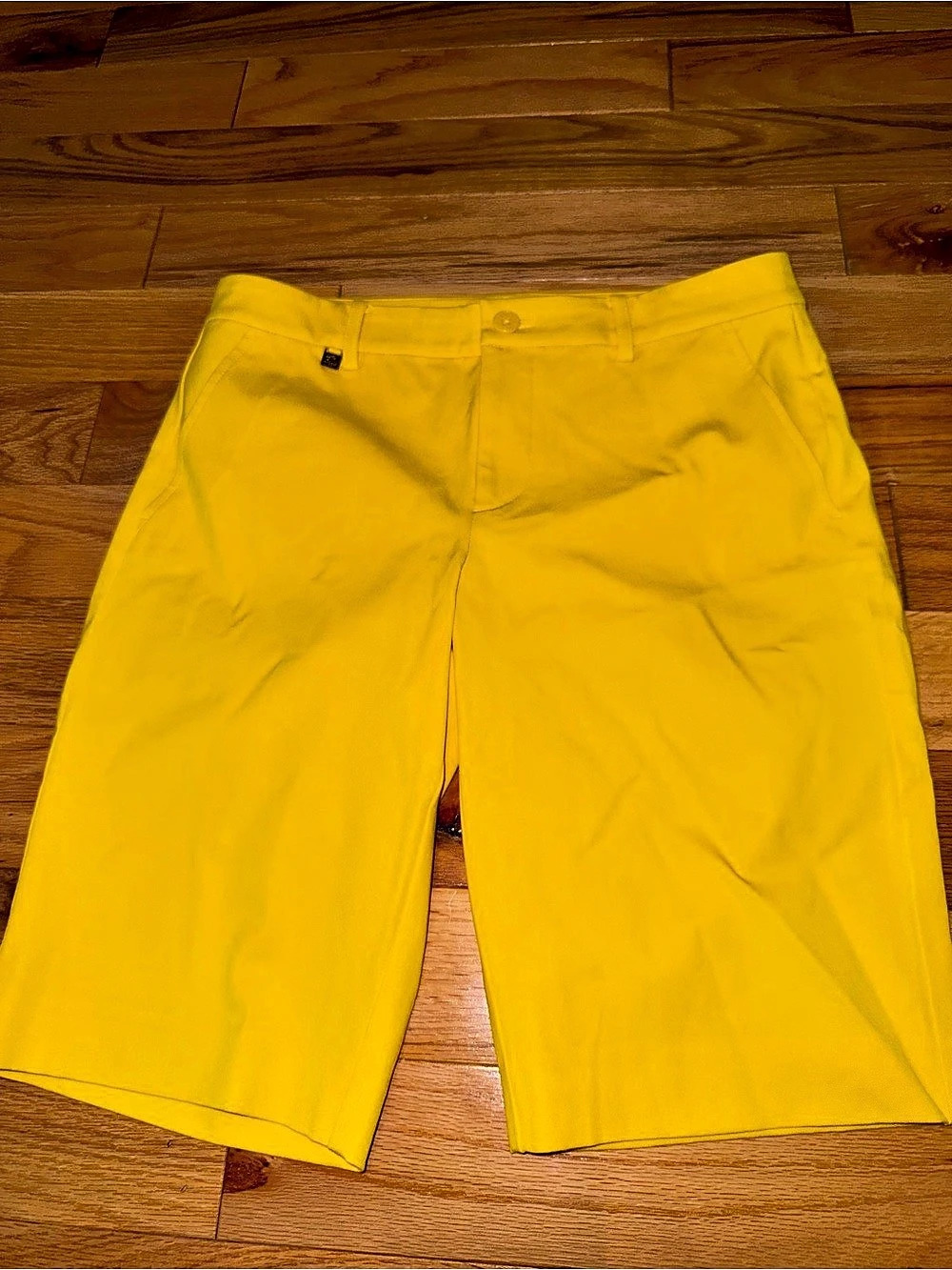 Lauren Ralph Yellow Bermuda Shorts Size 4